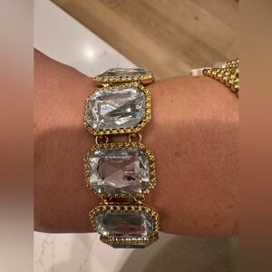 J. Crew Elegant Gold and Silver Bracelet